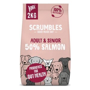 Scrumbles Adult & Senior Salmon Dry Dog Food - 2kg